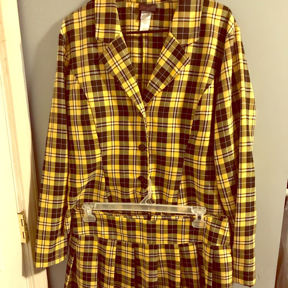 Clueless inspired blazer and skirt set